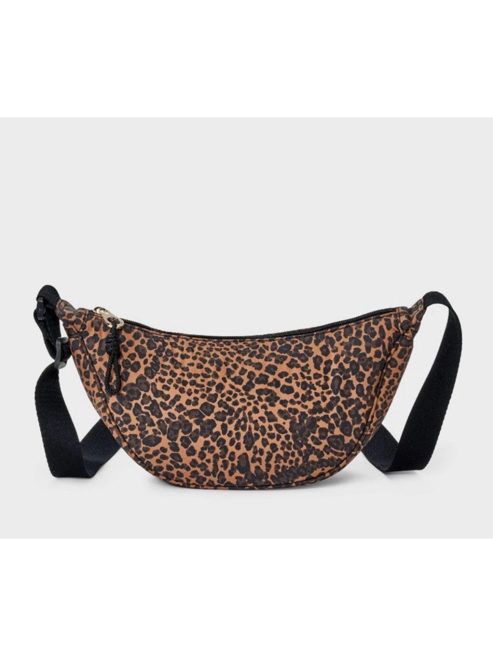 Universal Thread Leopard Crescent Crossbody Bag” NWT - Picture 6 of 7